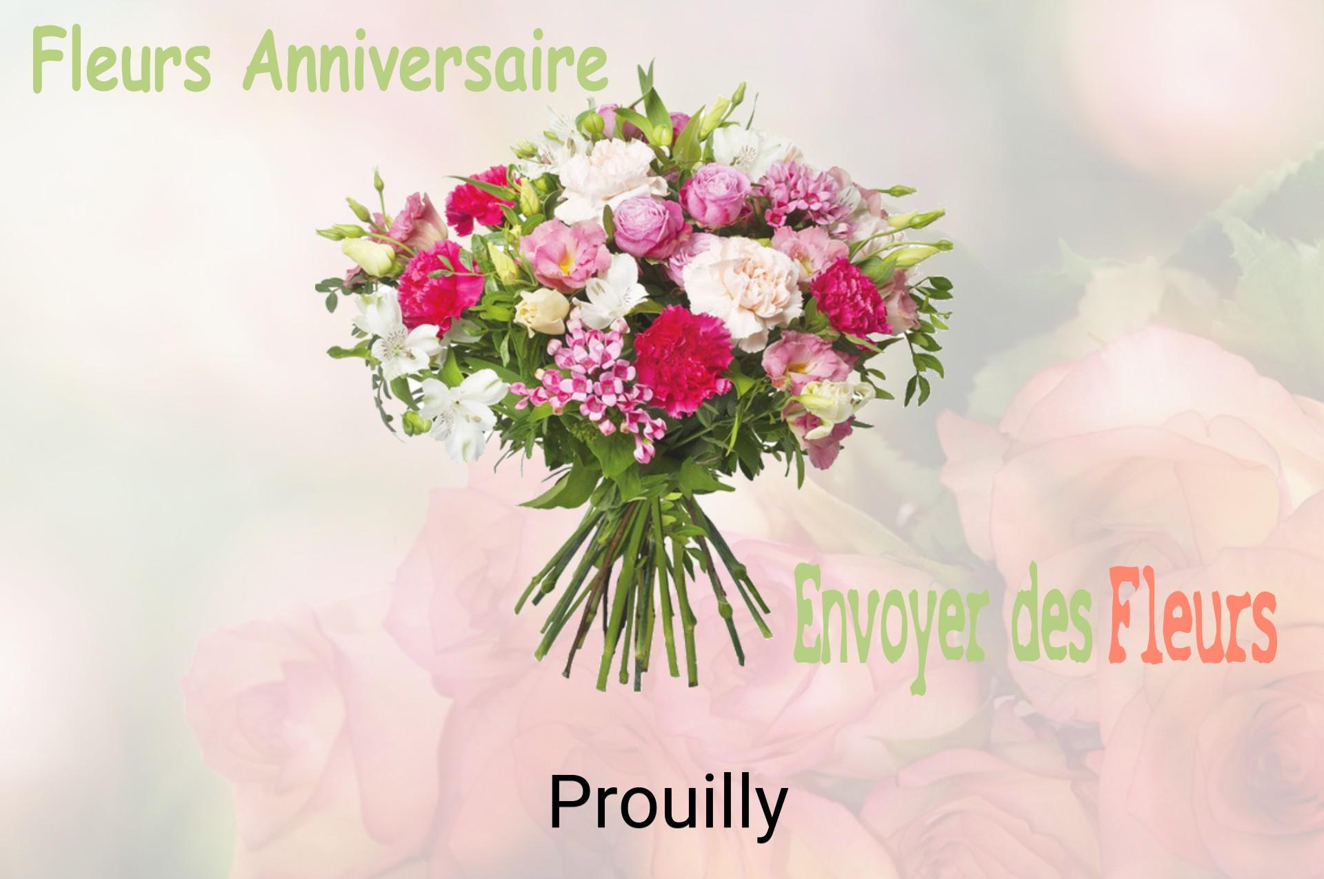 Bouquet de fleurs d’anniversaire livré à Prouilly